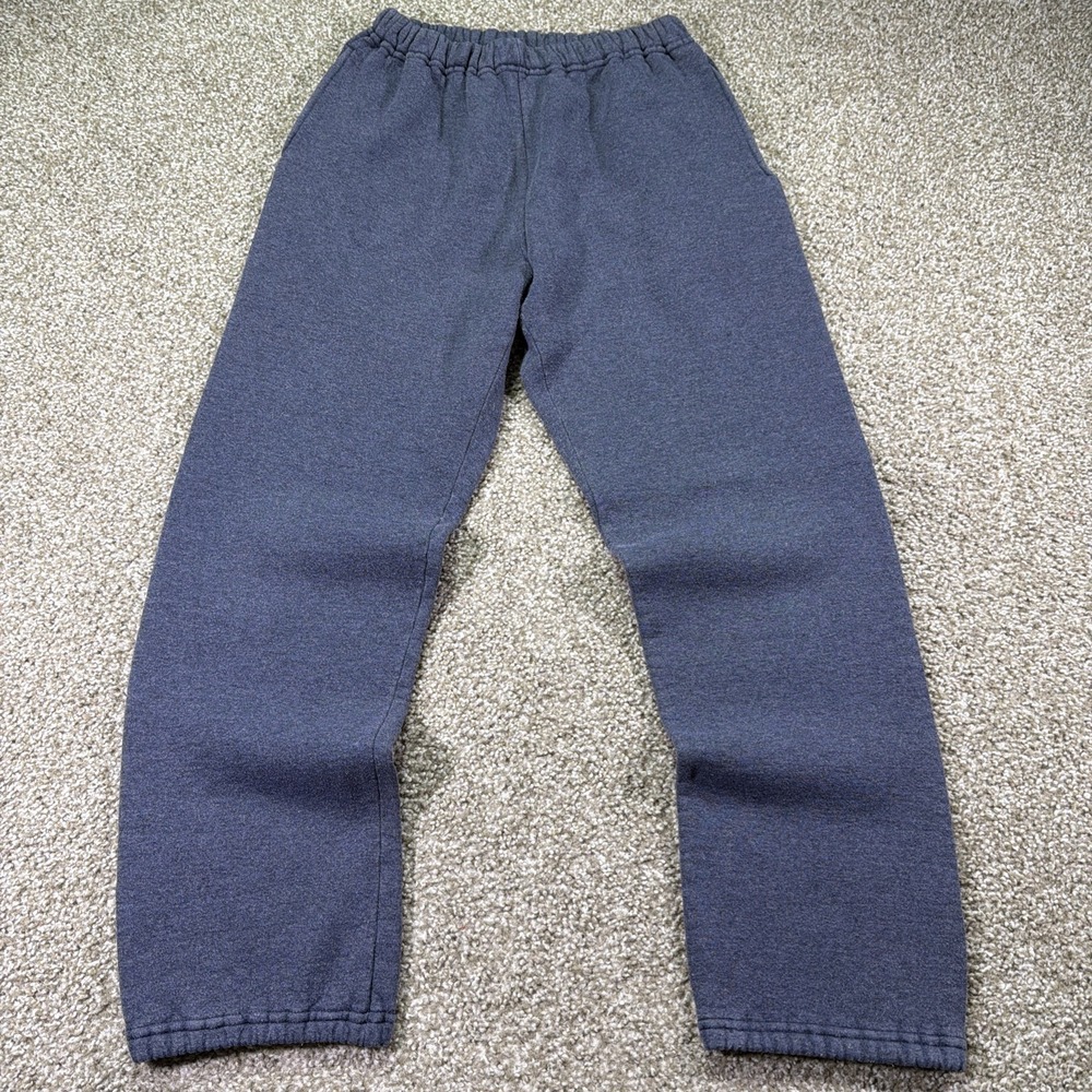 Vintage Russell Athletic Sweatpants Dark Gray With Pockets USA Made 90s Medium